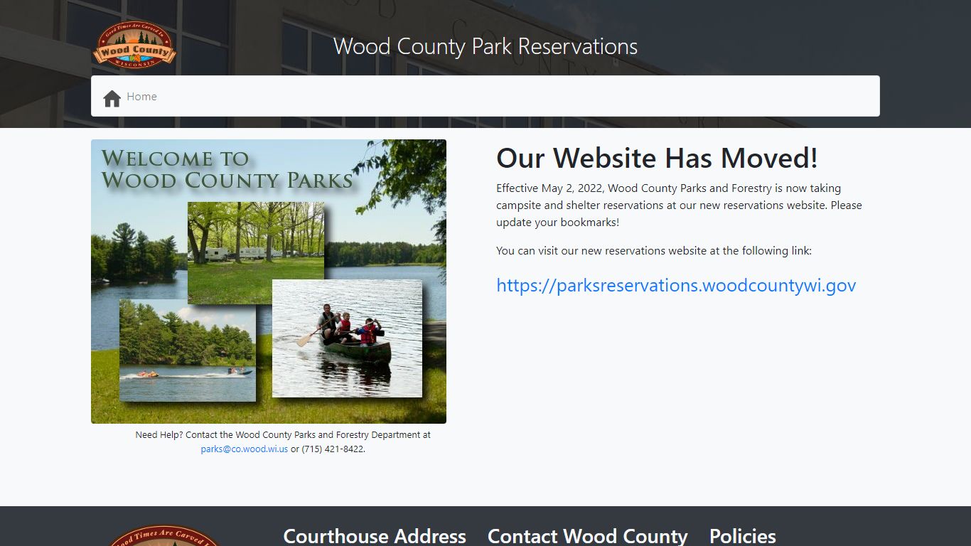 Wood County Park Reservations